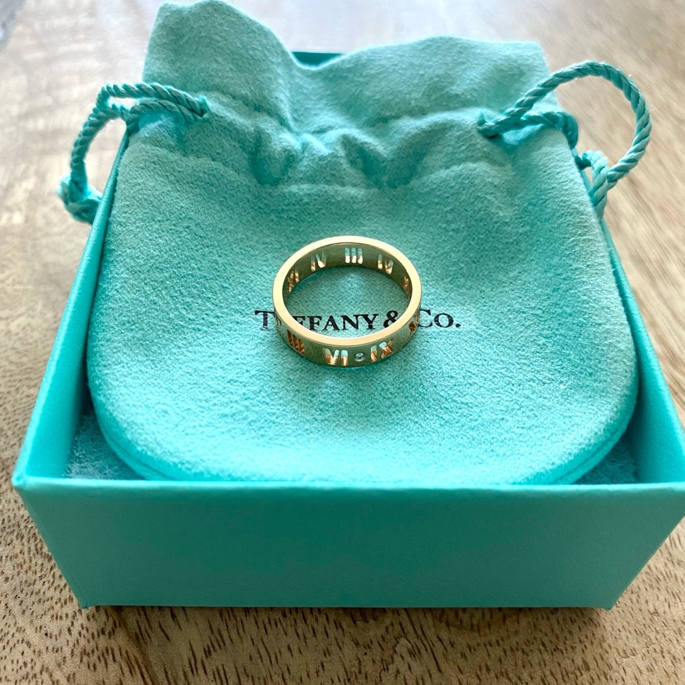 Tiffany&Co Atlas Rose Gold Ring